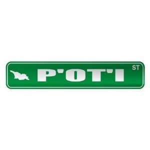   POTI ST  STREET SIGN CITY GEORGIA