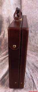 Vintage HARTMANN Belting Leather Hardshell Briefcase Burgandy Attache 