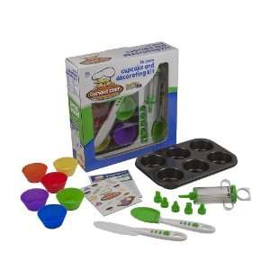  16 Piece Cupcake Kit Designed Especially for Kids Kitchen 
