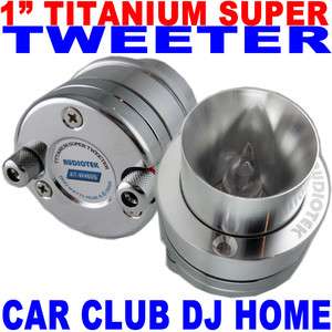 Pro Audio Series Die Cast Titanium Super Tweeter 600W All Metal AT 