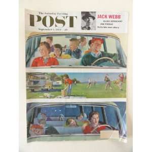 The Saturday Evening Post Magazine September 5, 1959 (Cover Only 