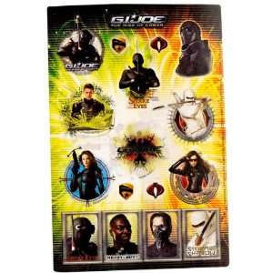  GI JOE Rise of the Cobra Stickers (2 sheets) Everything 