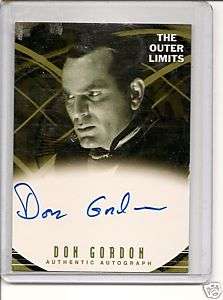 Outer Limits A10 Don Gordon auto card  