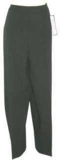 NWT Bend Over Womens Black Pull On Stretch Comfort Pants ~ Size 12 