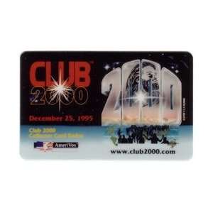   Phone Card Club 2000 (Celebrating Jesus Birthday And Return) PROOF