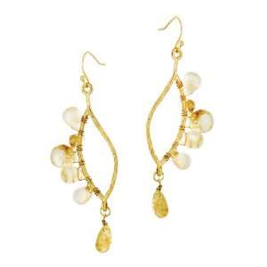   Earrings With Golden Briolette Stones West Coast Jewelry Jewelry
