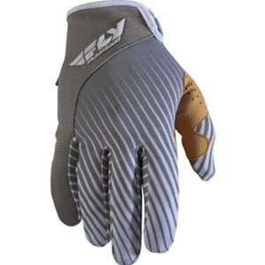   Racing Lite Race Mens MotoX Motorcycle Gloves   Grey/White / Size 7