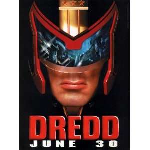  Judge Dredd Movie Poster #01 24x36