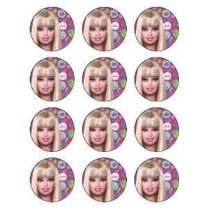   Barbie Edible Cupcake Images Toppers Decorations 