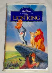   Collection THE LION KING (VHS) Video Movie Clamshell Case EUC  