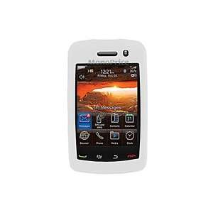   Body Silicone Case for Blackberry Storm 9550   White Electronics