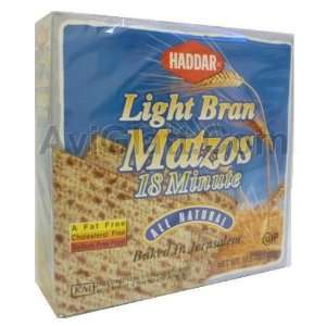 Haddar Light Bran 18 Minute Matzos 10.5 oz  Grocery 