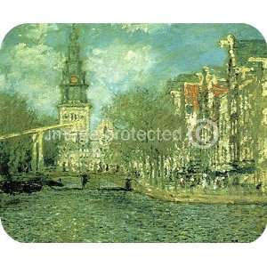    Claude Monet Art La Zuiderkerk Amsterdam MOUSE PAD