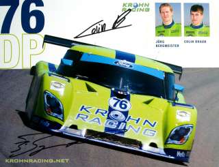 Colin Braun & Jorg Bergmeister signed hero card / autograph Krohn 