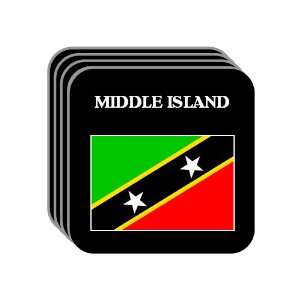  Saint Kitts and Nevis   MIDDLE ISLAND Set of 4 Mini 