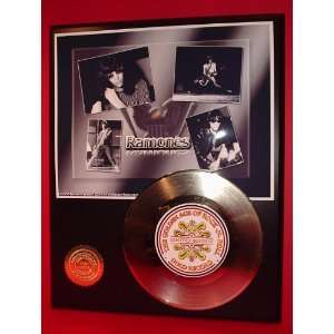  Gold Record Outlet Ramones 24KT Gold Record Display LTD 