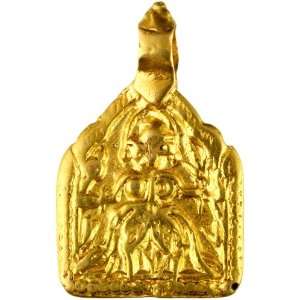 Goddess Kali Pendant   18 K Gold