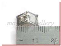 Tent sterling silver charm .925 x 1 Camping tents charms DKC43720 