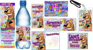Scooby Doo Birthday Party Invitations and Favors  