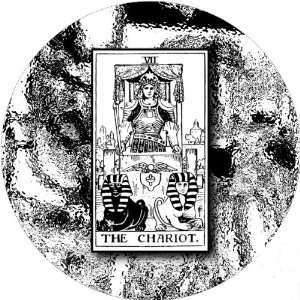 Playing Cards Tarot Card The Chariot 2.25 inch Large Round Badge Style 