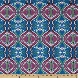  44 Wide Belle Epoque Renascence Blue Fabric By The Yard 