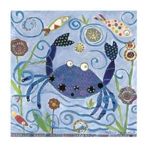 Blue Crabs Canvas Reproduction