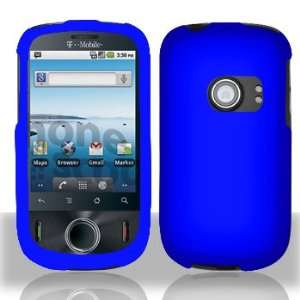  Blue Hard Plastic Rubberized Case Cover for Huawei Comet 