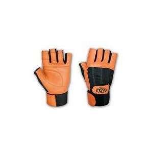  Valeo Ocelot Wrist Wrap Glove, Tan and Black, X large 
