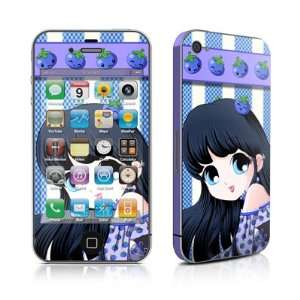  iPhone 4 Skin   Blueberry Girl Electronics