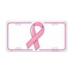  LP   1160 Breast Cancer Awareness Ribbon License Plate 