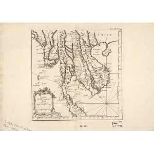  1764 map Thailand