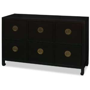  Chinese Ming Style File Cabinet with 6 Drawers Office 