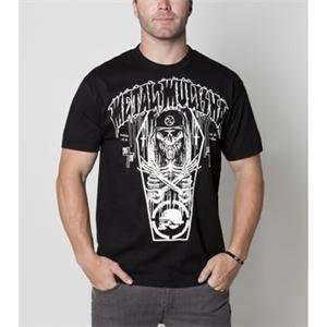  Metal Mulisha Coffin T Shirt   Medium/Black Automotive