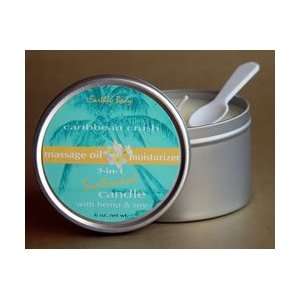 Earthly Body 3 in 1 Suntouched Body Massage Candle  Carribbean Crush 