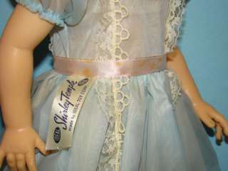 Shirley Temple Doll Flirty Eyes 1959 63 Party Dress 17i  