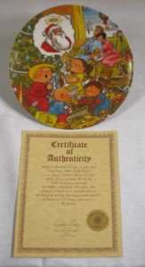 1980 Bil Keane Family Circus Christmas Collector Plate  