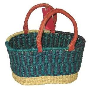  Ghana Bolga Mini Oval Shopping Basket