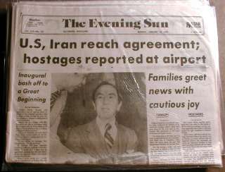   1981 newspapers IRANIAN HOSTAGE CRISIS Iran siezes US diplomats TEHRAN