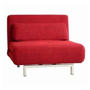  Red Convertible Sofa