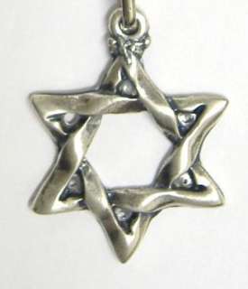 STAR OF DAVID Israel Key Ring Chain Jewish Judaica Gift  