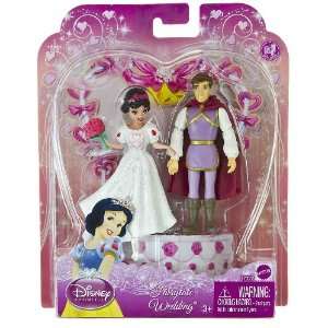 Snow White & Prince Fairytale Wedding Mini Figure Set Disney Princess