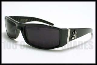 CHOLO Sunglasses Biker Gangster Style DARK BLACK New (size 5 1/2 