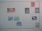 Overprint POLAND POCZTA POLSKA Europe STAMPS Page from Old Collection 