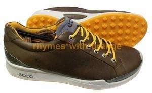 ECCO Biom Hybrid Golf Shoes   Cocoa Brown/Fanta 737428829790  