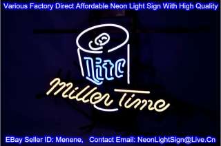 MILLER LITE LIFE TIME LIVE PUB BEER BAR NEON LIGHT SIGN  