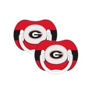  Georgia Bulldogs Pacifiers 2 Pack Safe BPA Free Baby