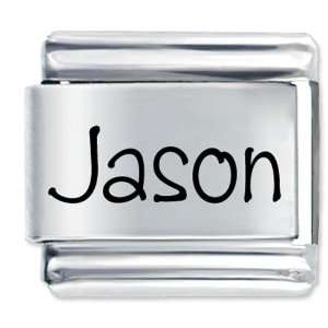 Name Jason Laser Italian Charms