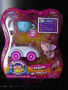 TeaCup Piglets On the Go Mint on Card Sealed 2011 by Toy Deck  