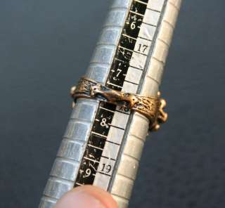 Ring measures approximately 1.2 inches ( 3 cm) high.