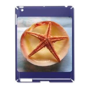  iPad 2 Case Royal Blue of Sea Shell and a Starfish 